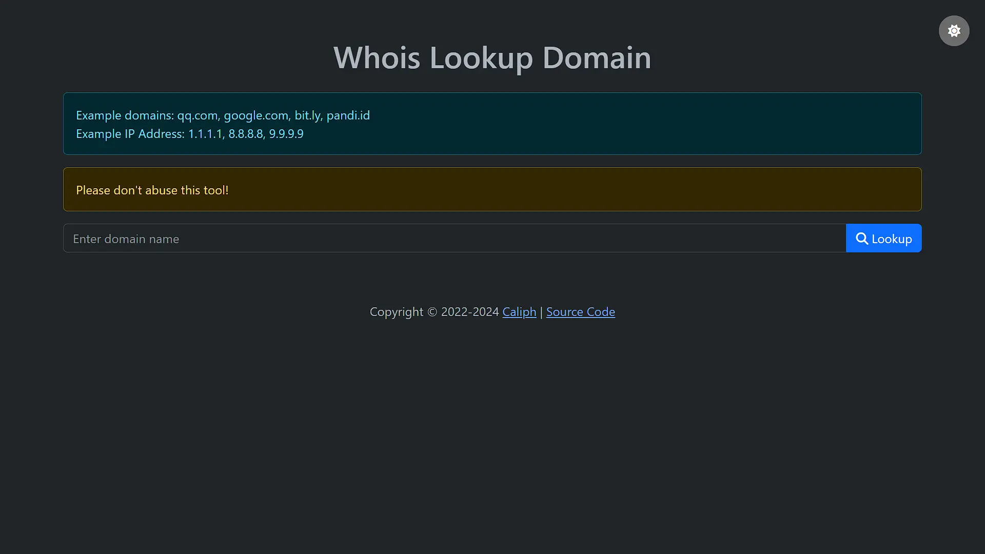 Whois Lookup